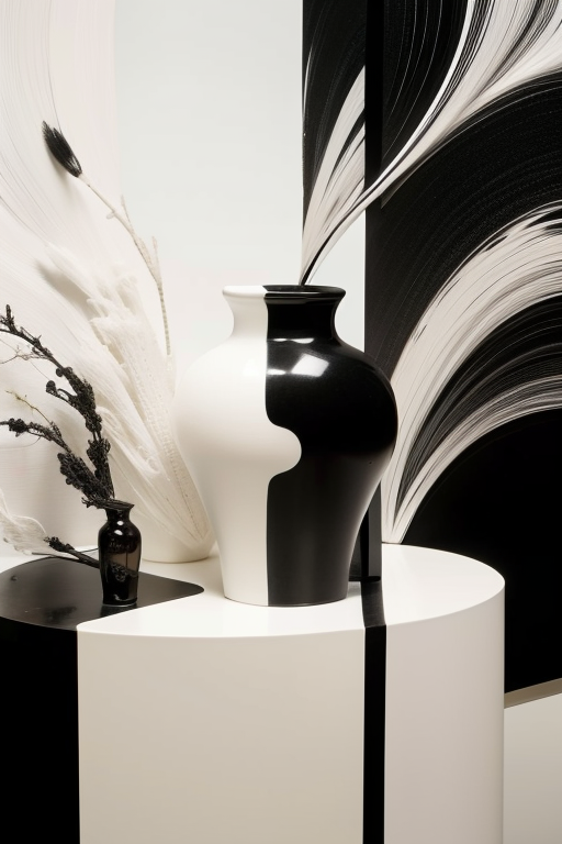 42288-2317142735-wabstyle,  A vase with half the color white and half the color black,  (split theme_1.3)_ _lora_wabstyle_1.2_.png